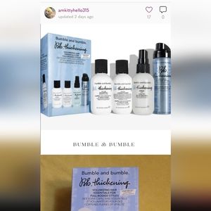 BUMBLE & BUMBLE 🆕 THICKENING VOLUMIZING HAIR ESSENTIALS SET 🆕